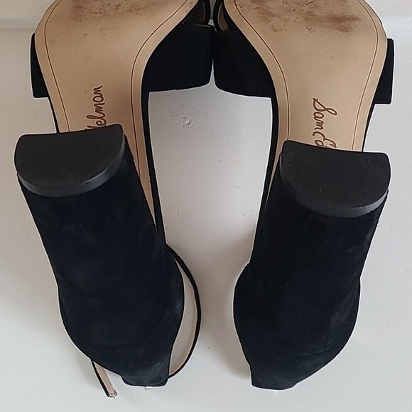 Sam Edelman Yancy Block-Heel Suede Sandals Size 9M - Picture 13 of 15